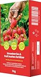 Foto AGRONOM | FERTILIZANTES PARA FRESAS Y ARBUSTOS FRUTALES | Fertilizante granulado | Abono para jardín y suelo | Fertilizante de fresa | Fertilizante para arbustos frutales | Paquete de 1 KG, mejor precio 16,82 € (16,82 € / unidad), éxito de ventas 2025