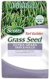 Photo Scotts Turf Builder Grass Seed Zoysia Grass Seed and Mulch, 5 lb. - Full Sun and Light Shade - Thrives in Heat & Drought - Grows a Tough, Durable, Low-Maintenance Lawn - Seeds up to 2,000 sq. ft., best price $53.98, bestseller 2024
