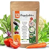 Photo Heirloom Vegetable Seeds -100% Non-GMO - 1000 Garden Seeds Survival Pack - Tomato, Broccoli, Carrot, Celery, Cucumber Seeds and More, best price $11.98, bestseller 2024