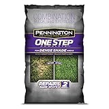 Photo Pennington One Step Complete Dense Shade Bare Spot Grass Seed, 10 Pounds, White, best price $19.99 ($0.12 / Ounce), bestseller 2024