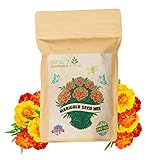 Photo NatureZ Edge Marigold Seeds Mix, Over 5600 Seeds, Marigold Seeds for Planting Outdoors, Dainty Marietta, Petite French, Sparky French, and More, best price $10.97 ($0.00 / Count), bestseller 2024