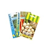 Photo Lot de 3 sachets de graines d’Oignons et assortiment de légumes à semer - 9 g - LES GRAINES BOCQUET, meilleur prix 9,99 € (1 110,00 € / kg), best-seller 2024