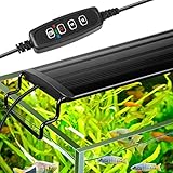 Foto IREENUO Luz LED Acuario, Iluminación LED para acuarios, Luz Acuario con Temporizador y 3 Modos Adjustable (60-75cm), mejor precio 49,99 €, éxito de ventas 2025