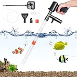 Foto Ceboic Limpiador de Grava para Acuario, Acuario Cambiador de Agua con Botón de Presión de Aire y Controlador de Flujo de Agua Ajustable, para Lavar Arena Cambiar Agua Chupar Heces, mejor precio 16,99 €, éxito de ventas 2025