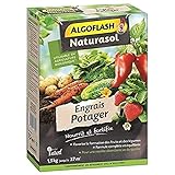 Photo ALGOFLASH NATURASOL Engrais Potager, Jusqu?à 25m², Dosette incluse, 1.5 kg, APOTBIO15, meilleur prix 19,18 €, best-seller 2024