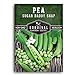 Survival Garden Seeds - Sugar Daddy Snap Pea Seed for Planting - Packet with Instructions to Plant and Grow in Delicious Pea Pods Your Home Vegetable Garden - Non-GMO Heirloom Variety new 2024