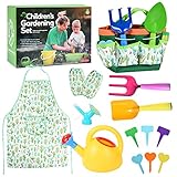 Foto FORMIZON Kit Jardinería Niños,16 Piezas Herramientas de Jardín para Niños con Pala, Delantal y Regadera, Herramientas de Juego para el Jardín ,Playa, Regalos de Jardín al Aire Libre para Niños, mejor precio 22,99 €, éxito de ventas 2025