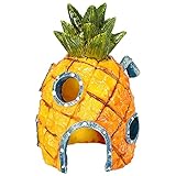 Foto LYQQY Ananas Schloss Dekoration, Aquarium Ananas Haus Exquisit, Schön, Langlebig Cartoon Harz Ananas Schloss Turm für Kleine Garnele Fisch für Aquarium,Fischteich,DIY Dekoration, bester Preis 14,99 €, Bestseller 2024