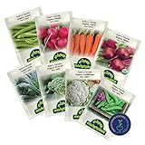 Photo Organic Winter Vegetable Seeds, Heirloom Seed Set with Vegetable Seeds for Planting Home Garden, Includes Radish, Broccoli, Peas, Kale, Beets, Beans, Cauliflower, and Carrot Seeds - Môpet Marketplace, best price $12.99 ($12.99 / Count), bestseller 2024