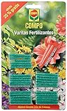 Foto COMPO Varitas fertilizantes para plantas de interior y exterior, Larga duración de hasta 3 meses, 30 unidades, mejor precio 3,75 €, éxito de ventas 2024