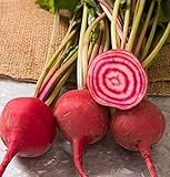 Photo David's Garden Seeds Beet Chioggia Guardsmark 3287 (Multi) 200 Non-GMO, Heirloom Seeds, best price $3.95, bestseller 2024