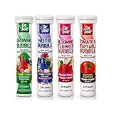 Photo Dr. Joe Water Soluble Fertilizer PlantFood Bundle | Flowers, Vegetables, and House Plants(Growing Booster &Nutrients) | Pack of 4 -14 Fizzing Tablets for Indoor & Outdoor Garden Potted Houseplants, best price $24.99, bestseller 2025