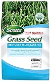 Photo Scotts Turf Builder Grass Seed Kentucky Bluegrass Mix - 7 lb., Use in Full Sun, Light Shade, Fine Bladed Texture, and Medium Drought Resistance, Seeds up to 4,660 sq. ft., best price $40.29 ($5.76 / Pound), bestseller 2024