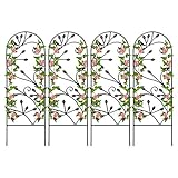 Photo Amagabeli 4 Pack Garden Trellis for Climbing Plants 46