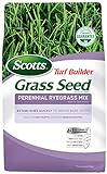 Photo Scotts Turf Builder Grass Seed Perennial Ryegrass Mix, 7.lb. - Full Sun and Light Shade - Quickly Repairs Bare Spots, Ideal for High Traffic Areas and Erosion Control - Seeds up to 2,900 sq. ft., best price $30.49 ($0.27 / Ounce), bestseller 2024