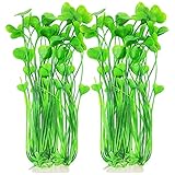 Photo Jongdari Large Aquarium Plants, 2 Pcs Artificial Plastic Fish Tank Plants Decoration Ornament(15.75 Inches high), best price $14.99, bestseller 2025