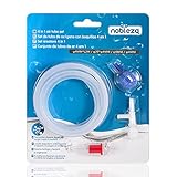 Foto Nobleza 4-en-1 Accesorios Bomba de Aire para Acuarios, 2m x 4mm Manguera de Tubo de Oxígeno, 1 x VáLvula de RetencióN, 1 x Grifo en T, 1 x Piedra Porosa, mejor precio 9,99 €, éxito de ventas 2025