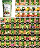 Photo HOME GROWN Heirloom Vegetable Seeds - 27,500+ Seeds - 55 Variety of Non GMO Vegetable Seeds for Planting Home Garden, Homestead and Survival Gardening Seeds - Seeds for Planting Fruits and Vegetables, best price $69.99 ($0.00 / Count), bestseller 2024