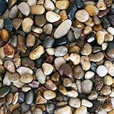 Photo Galashield River Rocks Polished Pebbles Decorative Stones Natural Aquarium Gravel (2 lb Bag), best price $12.99, bestseller 2025