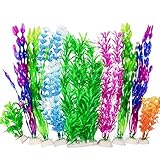 Photo CousDUoBe 9 Pack Large Aquarium Plants Artificial Aquatic Plants, simulate Plants and Aquarium Landscape vividly (12inch), best price $9.98, bestseller 2024