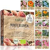 Foto valeaf BIO Blumen Samen Set I 12 Sorten Blumensamen I Premium Samen Blumen I Pflanzensamen Set mit Wildblumensamen I Saatgut Blumen I Blumensaat I Blumen Samen Balkon I ideales Blumensamen Geschenk, bester Preis 12,99 € (0,93 € / stück), Bestseller 2025