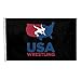 Melon Seeds USA Wrestling Logo Flag For Wrestling Season 3*5 Foot new 2022