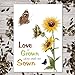 Set of 25 Sunflower Seed Packet Favors (F06) Love Is Grown Great for Weddings (Autumn Beauty Sunflower Seeds) new 2022