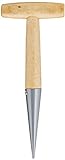 Photo Xclou Plantoir à bulbes avec pointe en acier 27 cm - Plantoir à main avec manche en bois solide - Outil de jardinage pour adultes, meilleur prix 2,99 €, best-seller 2024