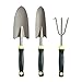 Amazon Basics Garden Tool Collection - 3PC Garden Tool Set (Hand Trowel, Hand Transplanter, Hand Cultivator) new 2024
