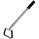 Photo Walensee Mini Action Hoe for Weeding Stirrup Hoe Tools for Garden Hula-Ho with 14- Inch Scuffle Loop Hoe Gardening Weeder Cultivator, Sharp Durable Metal Handle Weeding Rake with Cushioned Grip, Grey, best price $16.50, bestseller 2024