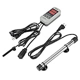 Photo hygger 200W Titanium Aquarium Heater for Salt Water and Fresh Water, Digital Submersible Heater with External IC Thermostat Controller and Thermometer, for Fish Tank 20-45 Gallon, best price $59.99, bestseller 2024