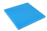 Foto Wacredo Filterschaum zur Verwendung für Aquaristik und Teichfiltersysteme Filterschwamm Filtermatte (50 x 50 x 3cm - 10PPI (grob), blau), bester Preis 6,99 € (27,96 € / quadratmeter), Bestseller 2024