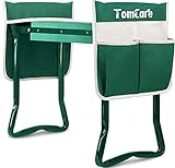 Photo TomCare Upgraded Garden Kneeler Seat Widen Soft Kneeling Pad Garden Tools Stools Garden Bench with 2 Large Tool Pouches Outdoor Foldable Sturdy Gardening Tools for Gardeners, Green, best price $53.99, bestseller 2024