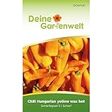 Foto Chili Hungaria yellow wax hot - Capsicum baccatum - Chilisamen - scharfe Sorte - Gemüsesamen - Saatgut für 6 Pflanzen, bester Preis 1,99 € (0,33 € / stück), Bestseller 2024