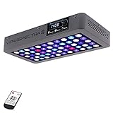 Photo VIPARSPECTRA Timer Control Dimmable 165W LED Aquarium Light Full Spectrum for Grow Coral Reef Marine Fish Tank LPS/SPS, best price $159.99, bestseller 2024