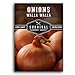 Survival Garden Seeds - Walla Walla Onion Seed for Planting - Packet with Instructions to Plant and Grow Deliciously Sweet Long Day Onions in Your Home Vegetable Garden - Non-GMO Heirloom Variety new 2022