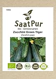 Foto Gemüsesamen Bio Zucchini Green Tiger Freiland und Topf bitterfrei für ca. 12 Pfl. Samen Saatgut, bester Preis 4,99 €, Bestseller 2024