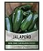 Jalapeno Pepper Seeds for Planting Heirloom Non-GMO Jalapeno Peppers Plant Seeds for Home Garden Vegetables Makes a Great Gift for Gardeners by Gardeners Basics new 2023