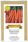 Foto Möhre – Karotte - sehr süß – Früh- und Haupternte - Tendersweet - 200 Samen, bester Preis 1,95 €, Bestseller 2024