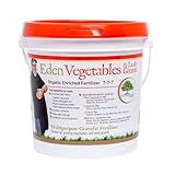 Photo Eden Vegetables & Leafy Greens Organic Enriched Fertilizer (5 lb Bucket)-Neem Plant Food 7-7-7 Enriched Formula for Perfect Nitrogen, Phosphorous, and Potassium Balance, best price $26.99, bestseller 2024