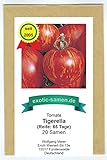 Foto Tigerella - rot-gelb gestreifte Stab-Tomate - alte Sorte - 20 Samen, bester Preis 1,95 €, Bestseller 2024