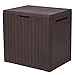 Keter City Storage Box 113L - Arcón de Almacenaje Caja de Almohada Caja de Almacenamiento Caja de Jardín Terraza Patio con Tapa Marrón nuevo 2024