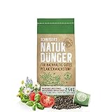 Foto Naturdünger - Universal Pflanzendünger in Bio-Qualität - Langzeitdünger für nachhaltig gutes Pflanzenwachstum - mit Dosierhilfe - einfach & unbedenklich düngen - Dünger von SCHNITGER’s - 2,5kg, bester Preis 13,90 € (5,56 € / KG), Bestseller 2024