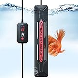 Photo YCDC Submersible Aquarium Heater, 2022 Upgraded 1200W Fish Tank Heater, Quartz Glass, Double Tube Heating and Energy Saving with HD LED Temperature Display, for 140-200 Gallon Fish Tank, best price $65.99, bestseller 2024