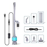 Photo hygger 360GPH Electric Aquarium Gravel Cleaner, 5 in 1 Automatic Fish Tank Cleaning Tool Set Vacuum Water Changer Sand Washer Filter Siphon Adjustable Length 15W, best price $36.99, bestseller 2024