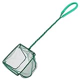 Photo Pawfly 4 Inch Aquarium Net Fine Mesh Small Fish Catch Nets with Plastic Handle - Green, best price $4.99, bestseller 2024