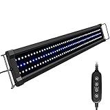 Photo NICREW ClassicLED Gen 2 Aquarium Light, Dimmable LED Fish Tank Light with 2-Channel Control, White and Blue LEDs, High Output, Size 30 to 36 Inch, 25 Watts, best price $47.99, bestseller 2024