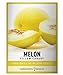 Yellow Canary Melon Seeds for Planting Heirloom, Non-GMO Vegetable Variety- 2 Grams Seed Great for Summer Melon Gardens by Gardeners Basics new 2023