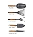 OLMSTED FORGE Garden Tool Set, 5 Pieces, Heavy Duty Powder Coated Steel, Cork Handle new 2024