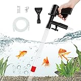 Photo Luxbird Aquarium Gravel Cleaner New Quick Water Changer with Air-Pressure Button Fish Tank Sand Cleaner Kit Long Nozzle Water Hose Controller Clamp for Aquarium Cleaning Gravel and Sand, best price $18.99, bestseller 2024